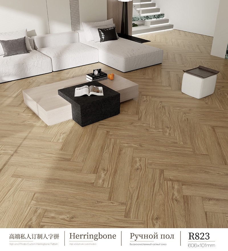 Deep-relief wooden floor