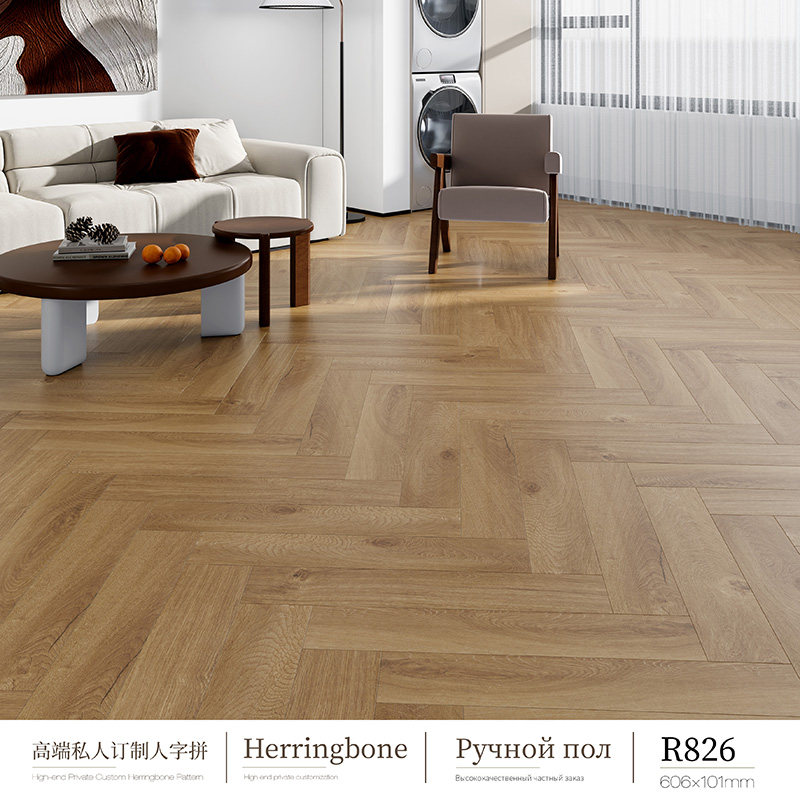 Deep-relief wooden floor