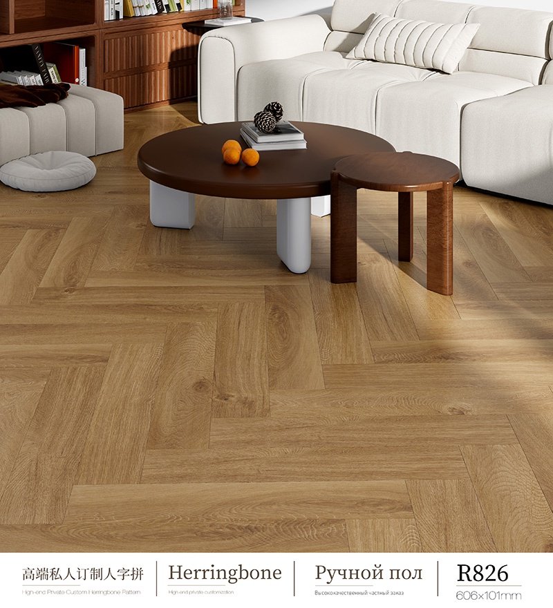 Deep-relief wooden floor
