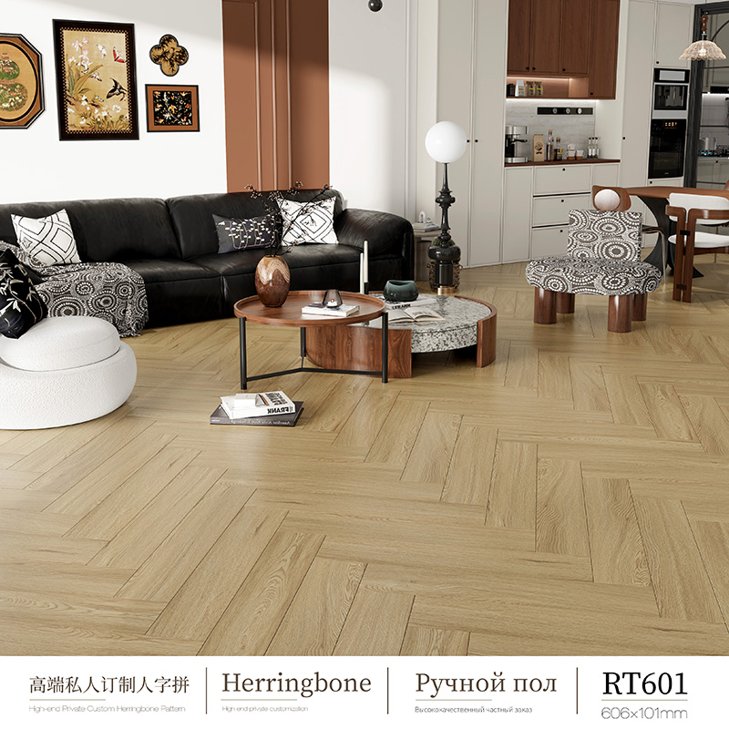 Deep-relief wooden floor