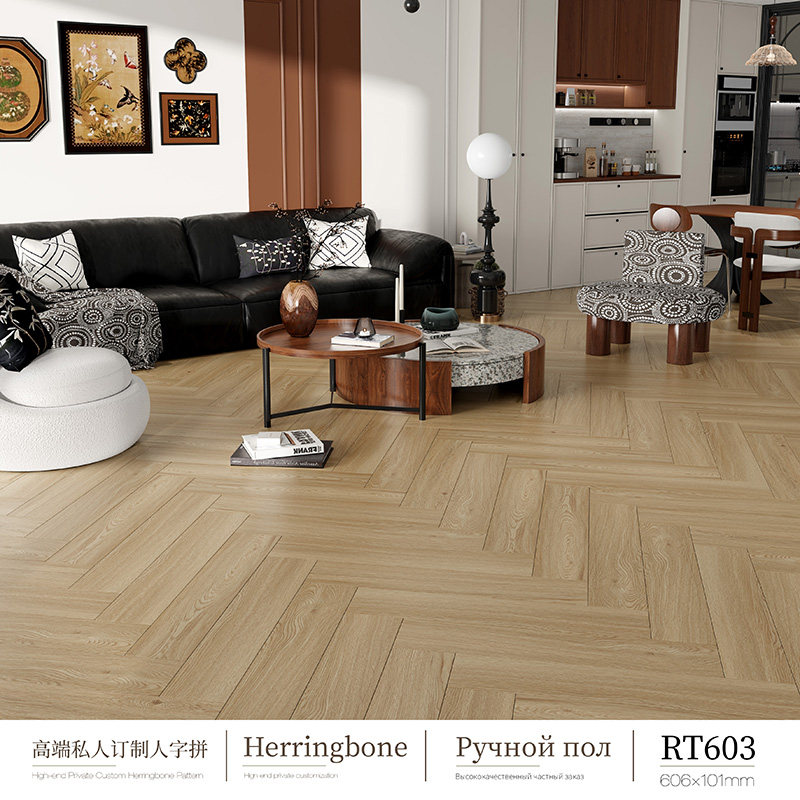 Deep-relief wooden floor