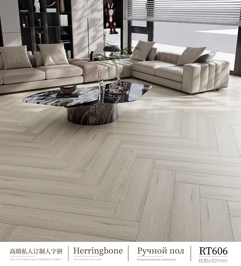 Deep-relief wooden floor