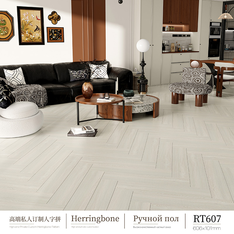 Deep-relief wooden floor