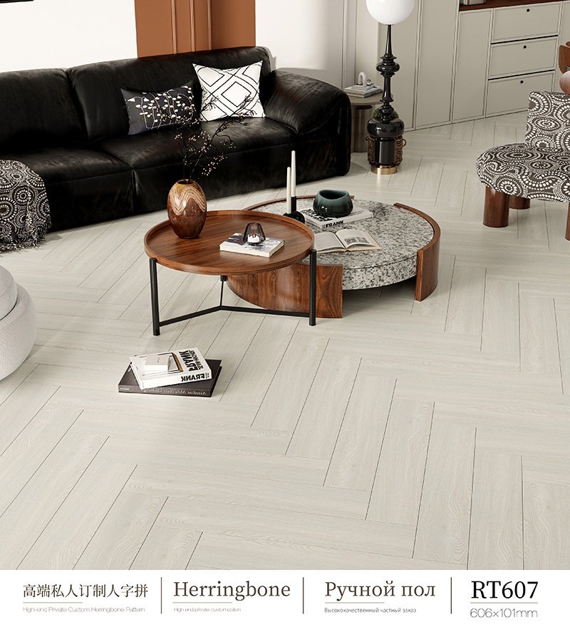 Deep-relief wooden floor