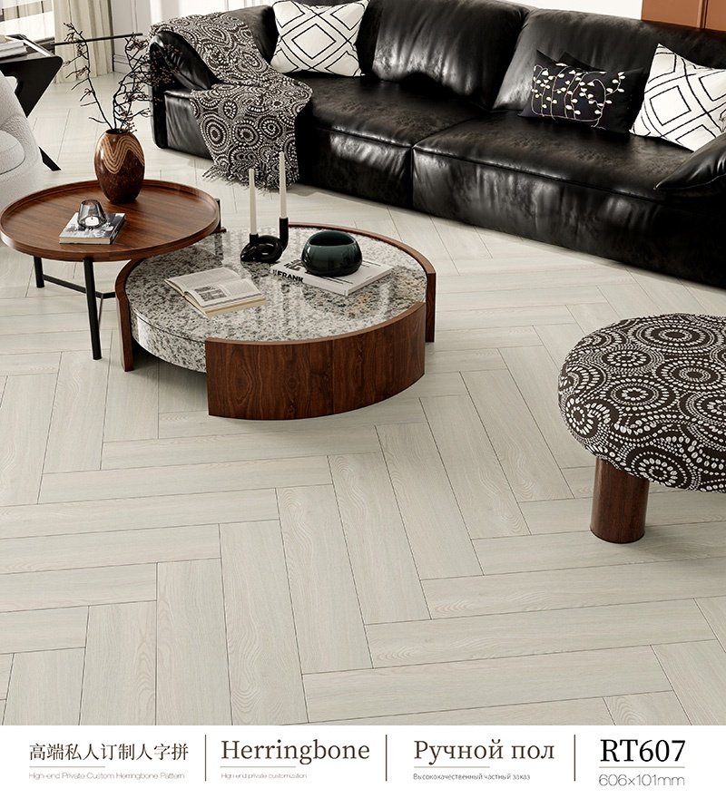 Deep-relief wooden floor