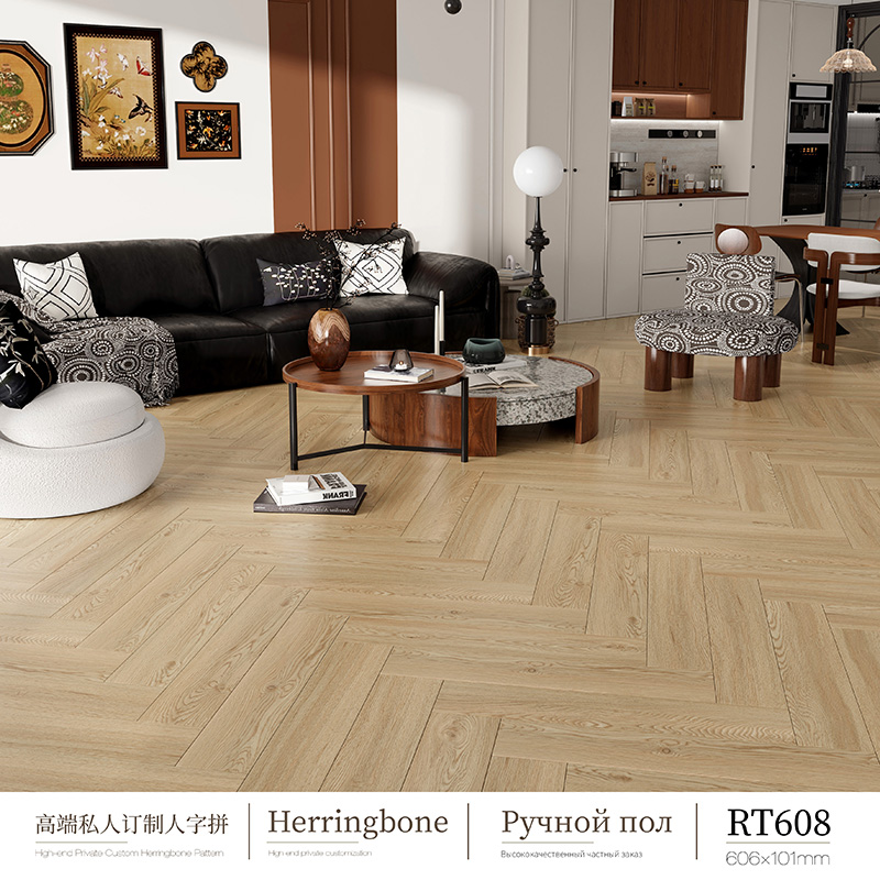 Deep-relief wooden floor