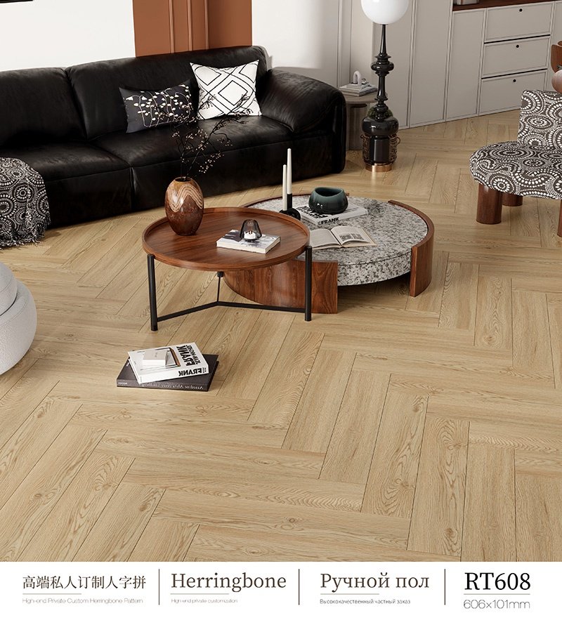 Deep-relief wooden floor