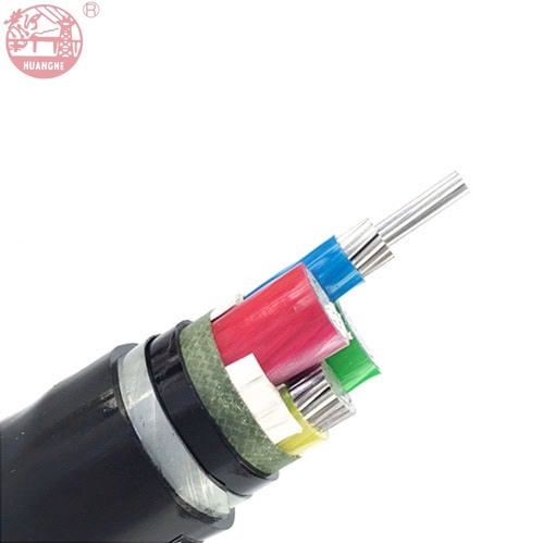 Low-voltage armored power cables, Al or Cu / XLPE / PVC / STA / PVC Underground Cable