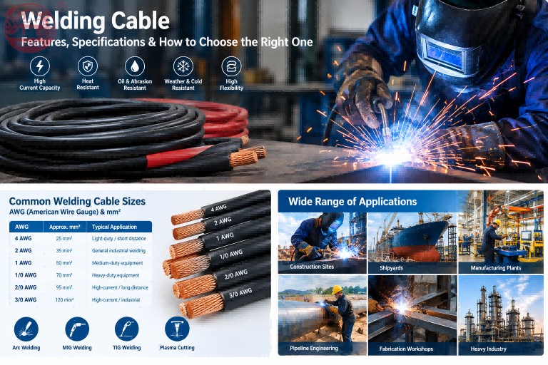 ChatGPT Image 2026年9月20日 16_16_38(1) Welding Cable: Features, Specifications, Applications & How to Choose the Right Cable