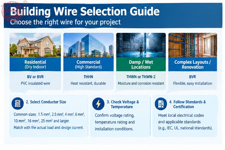 Building Wire: Types, Differences & How to Select for Residential & Commercial Wirin