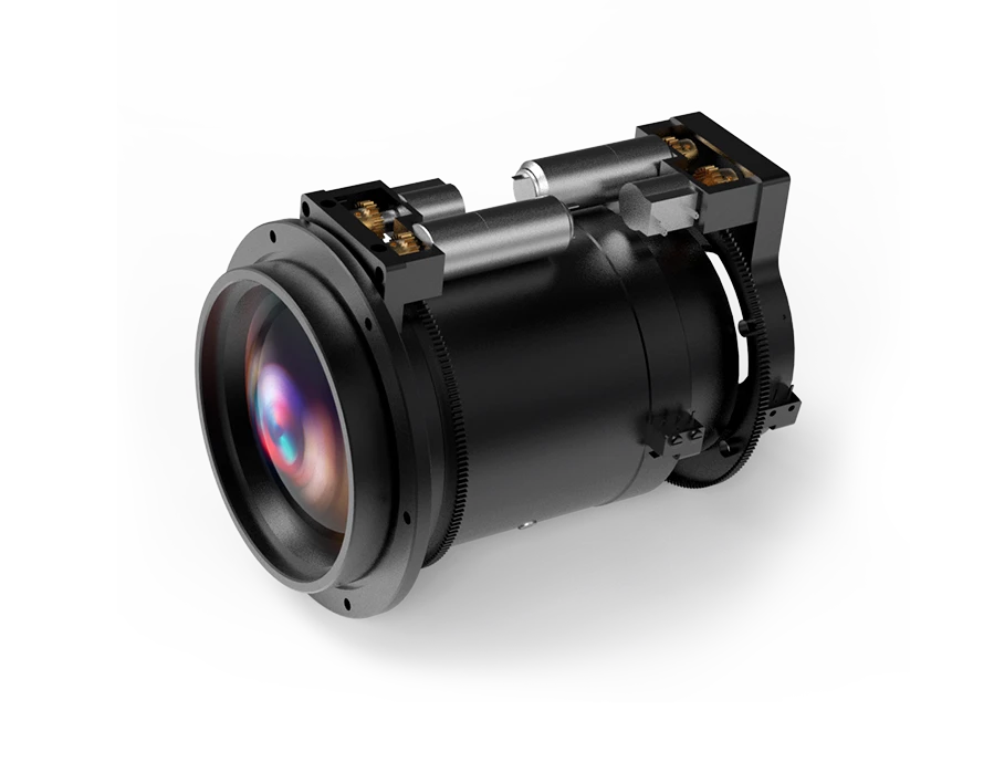 Cooling medium and long wave infrared lens