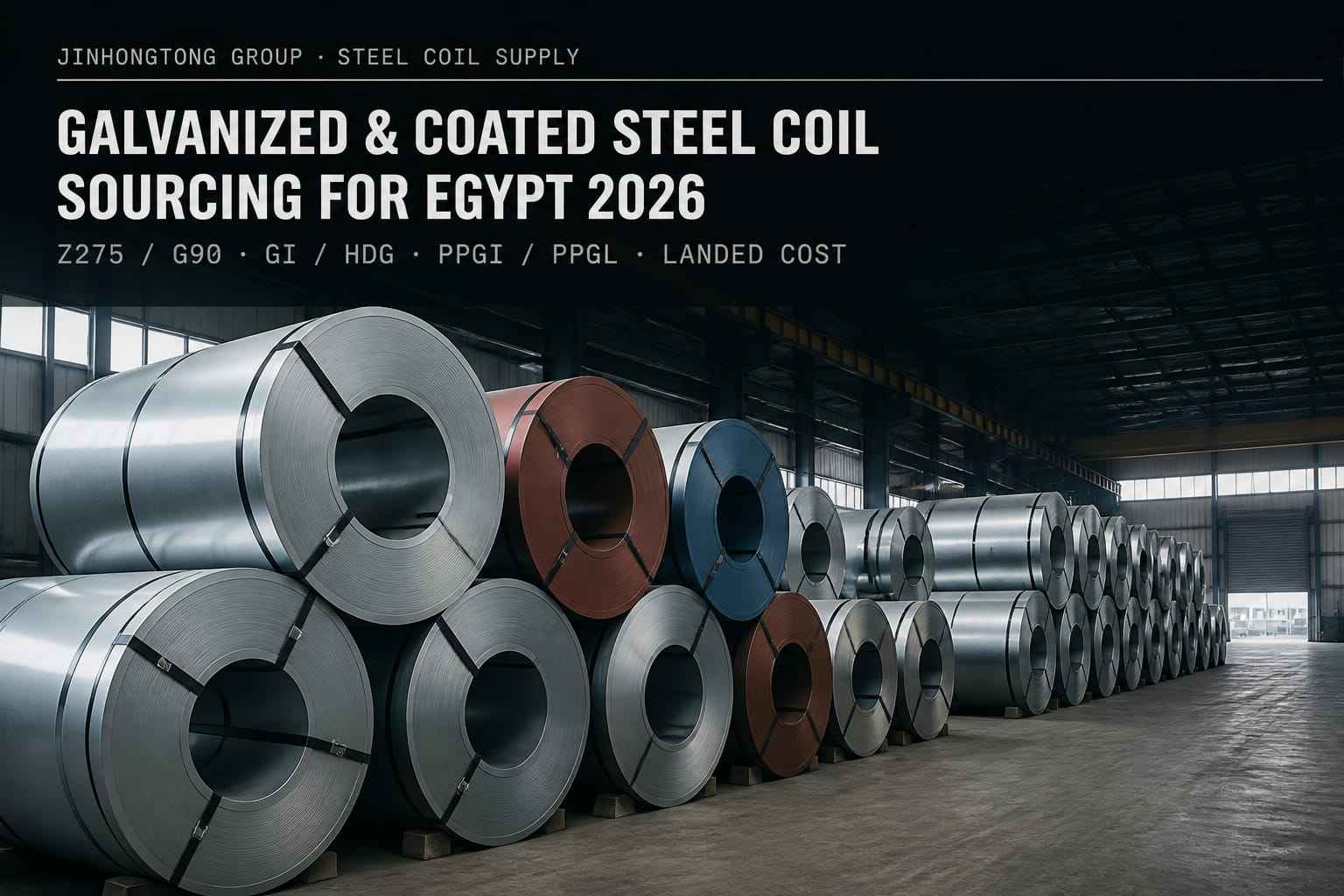 Sourcing Galvanized and Color-Coated Steel Coil for Egypt in 2026: A Buyer's Guide