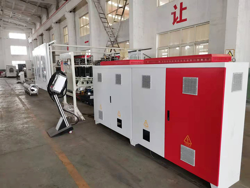 HDPE High Speed Water Cooled Double Wall Corrugated Pipe Extrusion Line