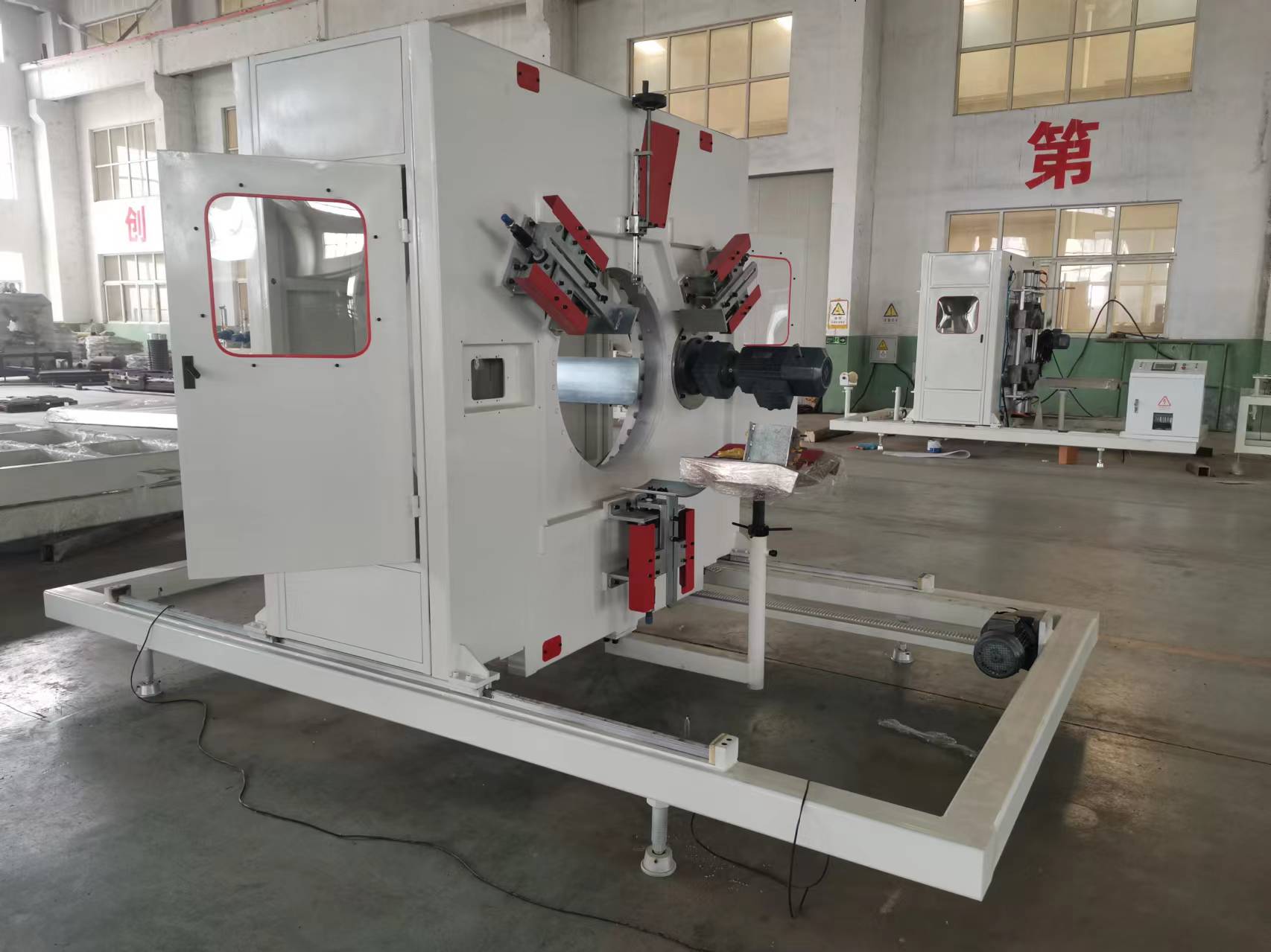 PVC High Speed Water Cooled Double Wall Corrugated Pipe Extrusion Line