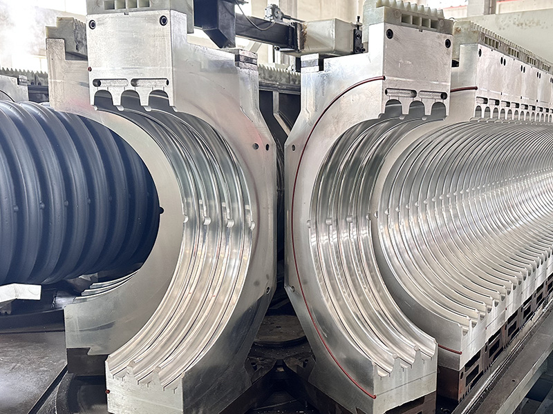 HDPE Standard Double Wall Corrugated Pipe Extrusion Line