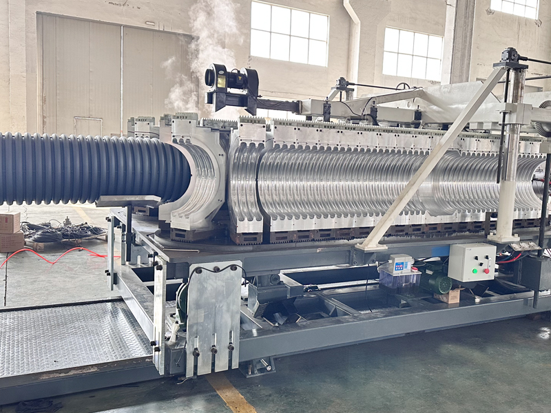 HDPE Standard Double Wall Corrugated Pipe Extrusion Line