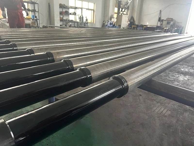 Stainless steel wire-wound sieve tubes