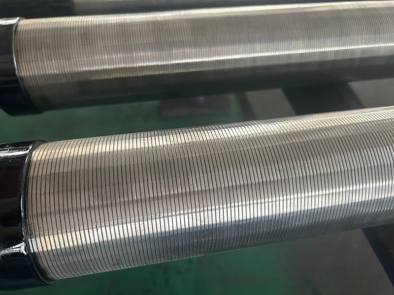 Stainless steel wire-wound sieve tubes