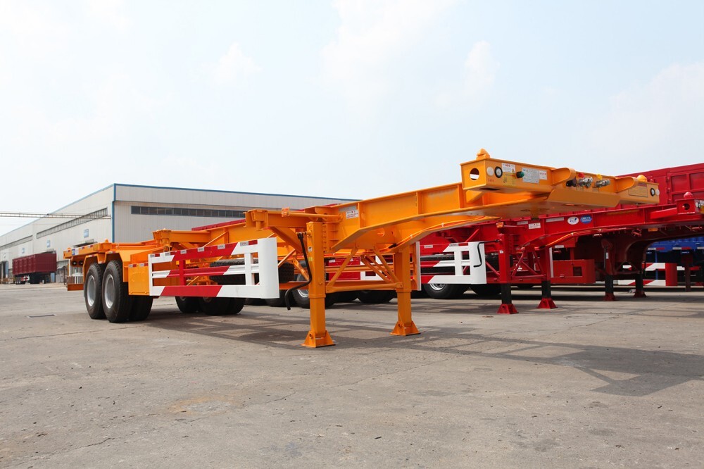 20ft skeleton semi Trailer/two axle skeleton Trailer for sale/40ft skeleton semi Trailer africa