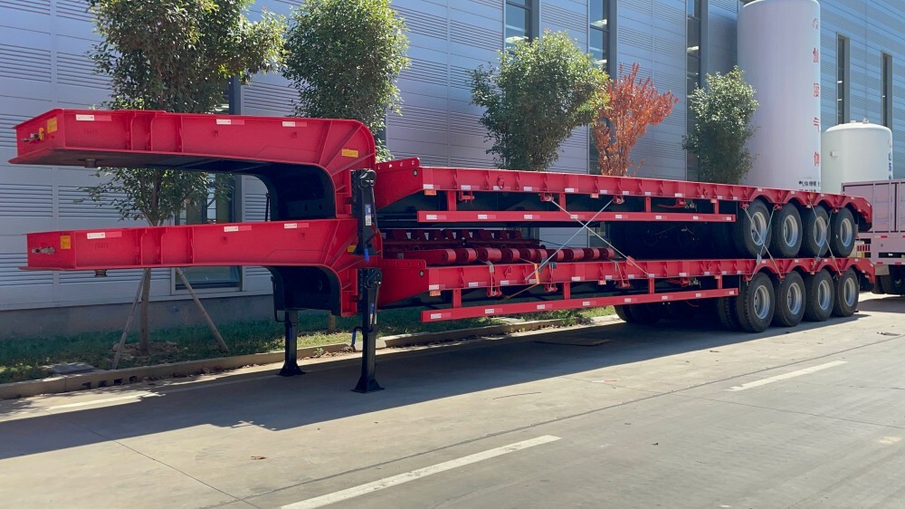 lowbed trailer 60 ton/lowboy trailer 60 ton/gooseneck flatbed trailer