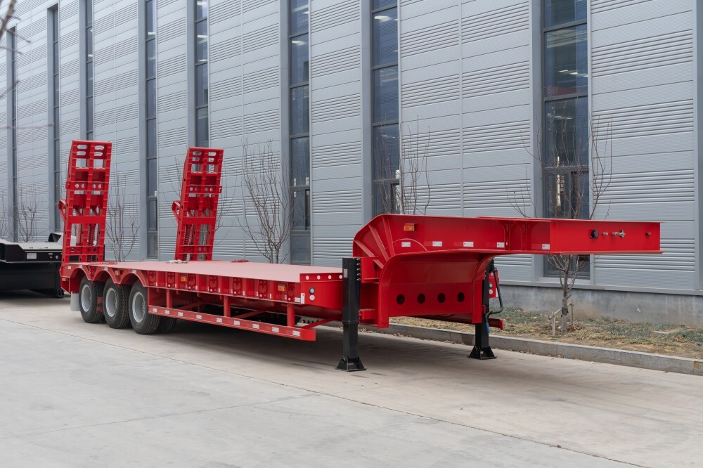 lowbed trailer 60 ton/lowboy trailer 60 ton/gooseneck flatbed trailer