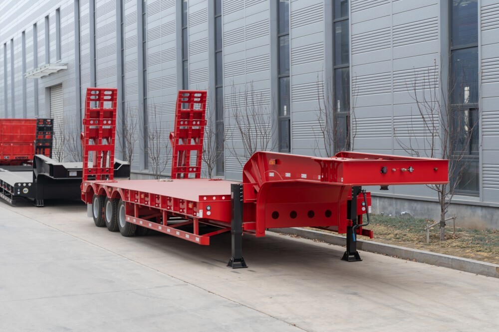 lowbed trailer 60 ton/lowboy trailer 60 ton/gooseneck flatbed trailer