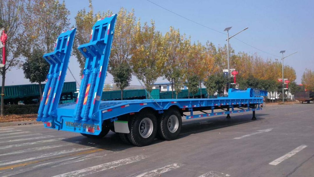 extendable lowbed trailer/100 ton lowbed trailer/lowbed semi trailer sale