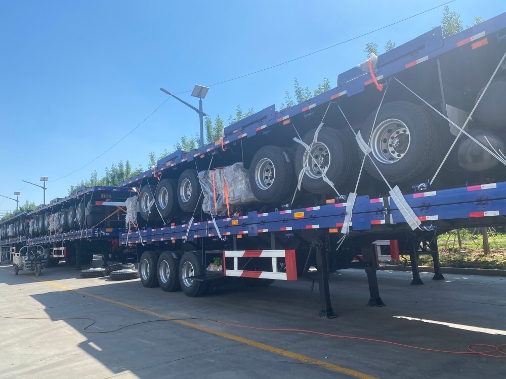 40 feet flatbed Trailer manufacturer/3 axle flatbed semi Trailer/40ft flatbed semi-Trailer for sale