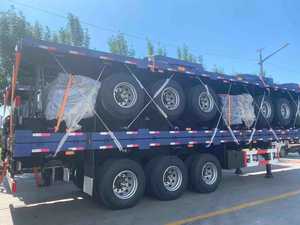 40 feet flatbed Trailer manufacturer/3 axle flatbed semi Trailer/40ft flatbed semi-Trailer for sale