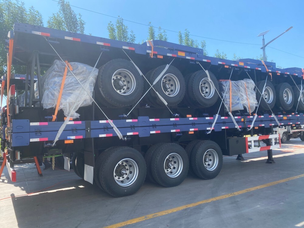 40 feet flatbed Trailer manufacturer/3 axle flatbed semi Trailer/40ft flatbed semi-Trailer for sale
