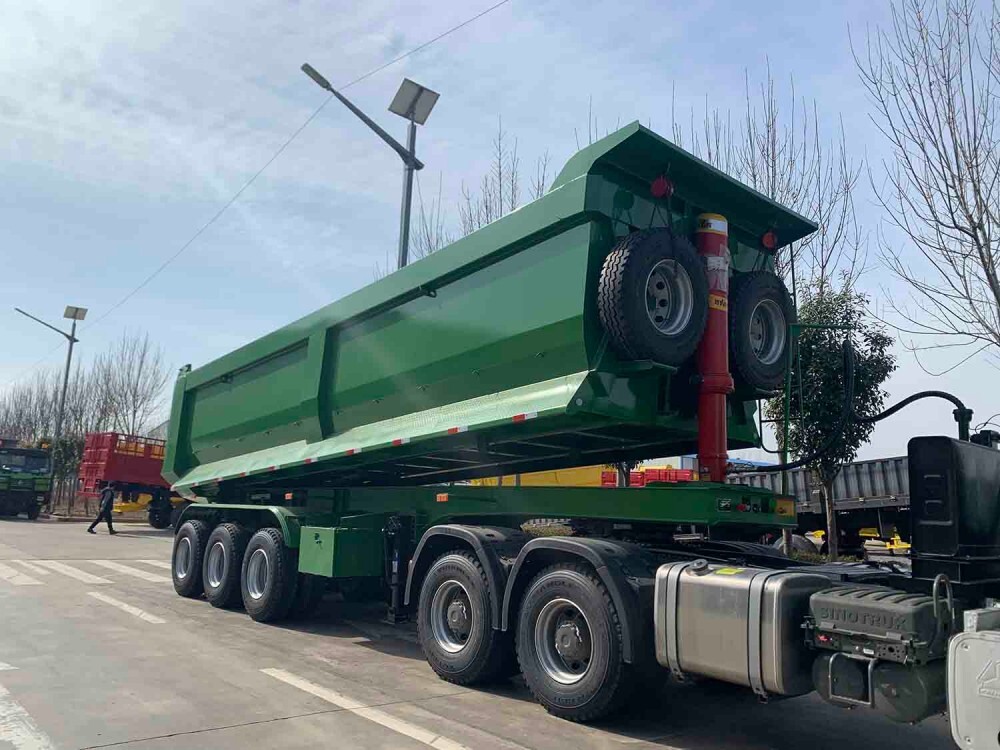 4 axle dump Trailer/100 ton tipper Trailer/tip Trailer/tipping Trailers for sale