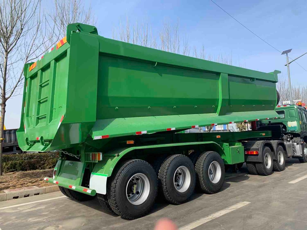 4 axle dump Trailer/100 ton tipper Trailer/tip Trailer/tipping Trailers for sale