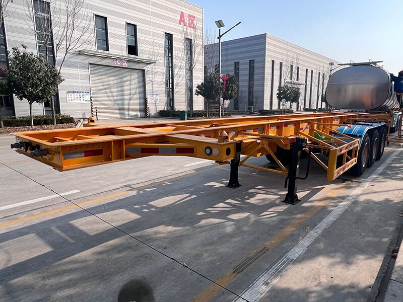 40 feet skeleton Trailer 3 axle/2 axle skeleton semi Trailer/40ft skeleton Trailer manufacturer