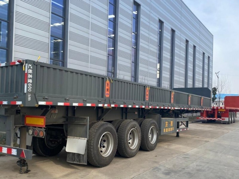 side dump semi-Trailer manufacturer/three axle dump semi-Trailer/u type tipper Trailer for sale