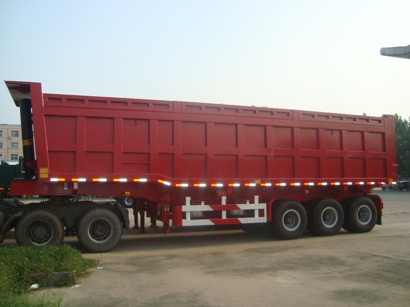 100 ton tipper Trailer/rear dump semi Trailer/dump Trailer heavy duty