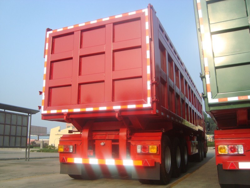 100 ton tipper Trailer/rear dump semi Trailer/dump Trailer heavy duty