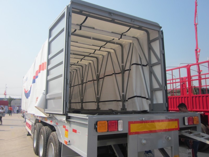 60t side curtain semi Trailer/curtain Trailer manufacturer/Trailer curtains for sale