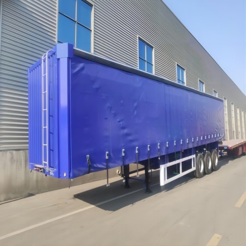 60t side curtain semi Trailer/curtain Trailer manufacturer/Trailer curtains for sale