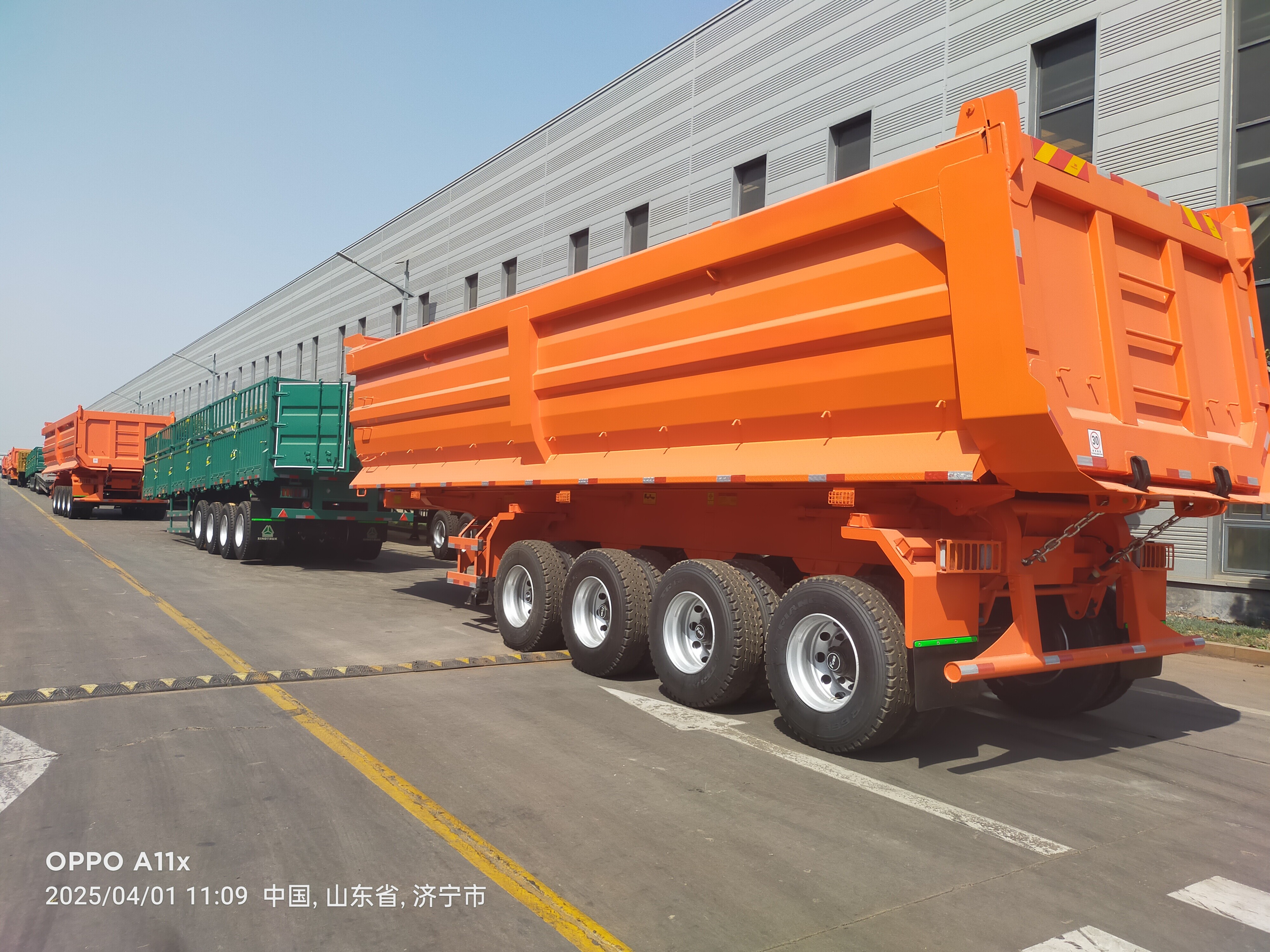 4 axle dump Trailer/100 ton tipper Trailer/tip Trailer/tipping Trailers for sale