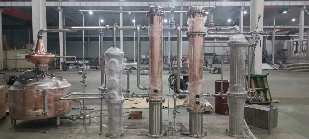 500L Distillery Equipment installed in China 500L Distillery Equipment installed in China