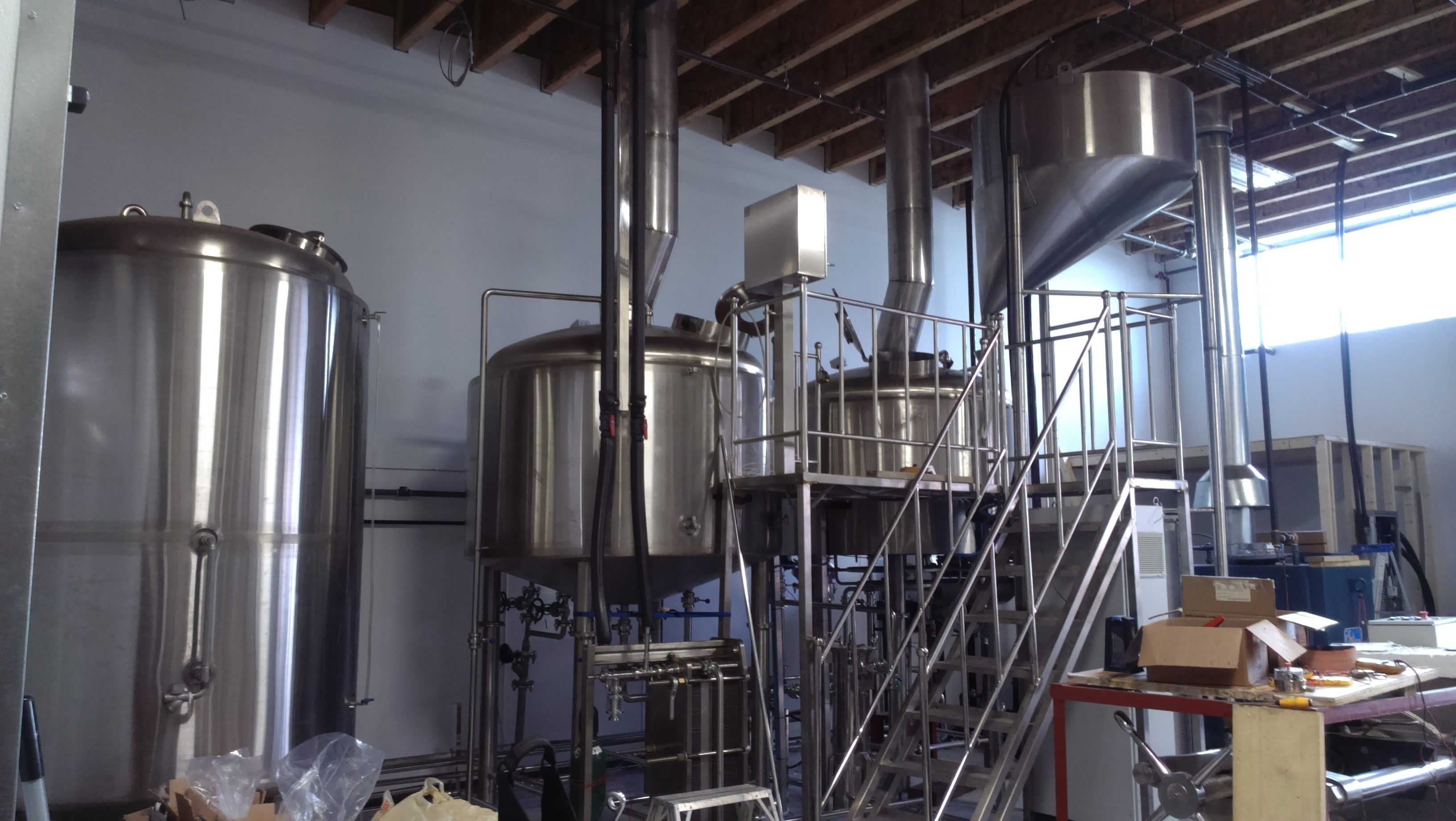 2000L Micro Brewery Equipment installed in Canada