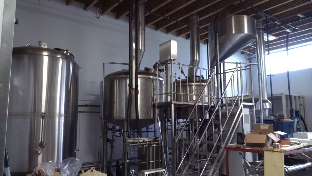 2000L Micro Brewery Equipment installed in Canada