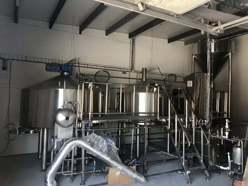 2000L 3Vessels Turnkey Brewing System for Slovakia Customer