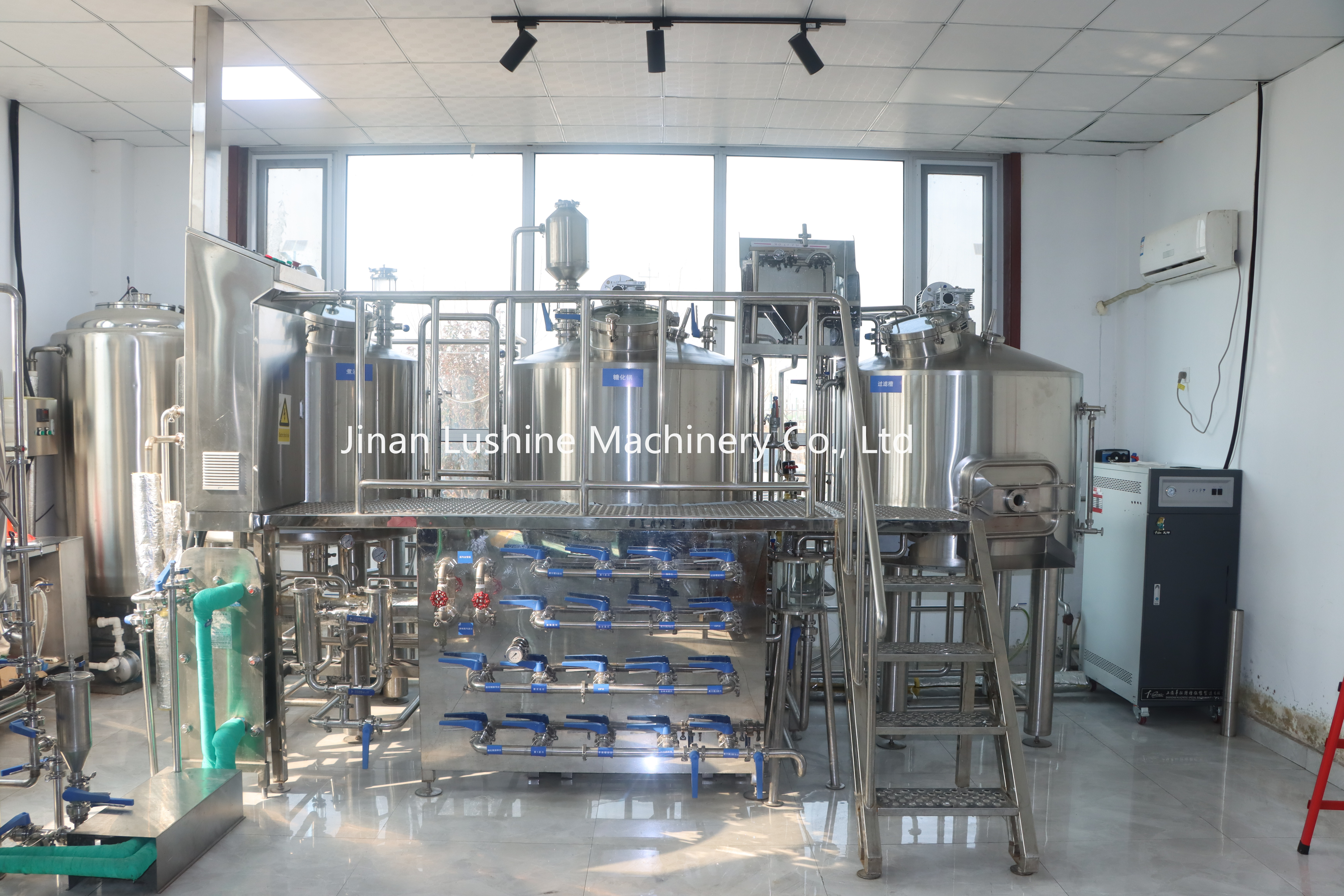 500L Brewing Equipment installed in China
