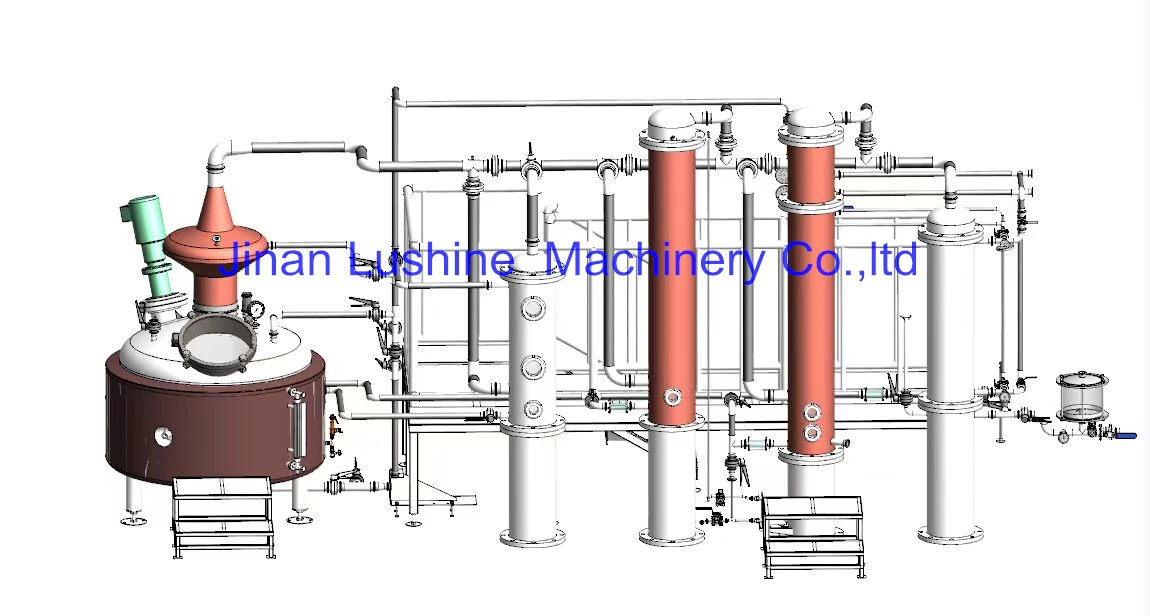 500L Distillery Equipment installed in China