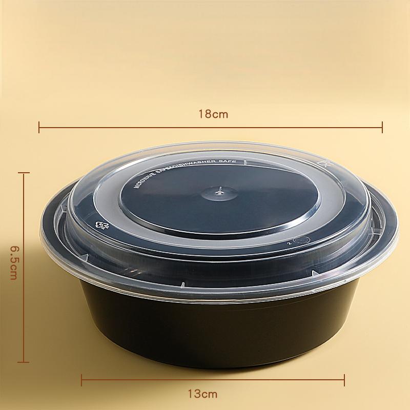 thickened American style meal round bowl