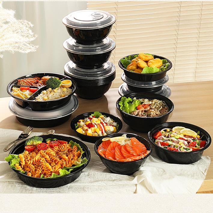 thickened American style meal round bowl