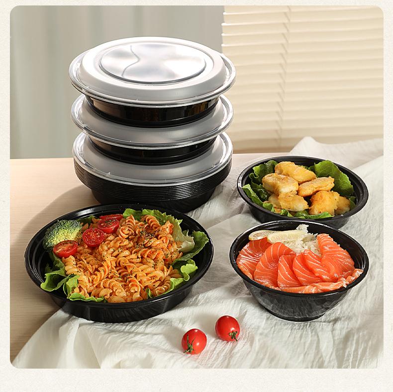 thickened American style meal round bowl