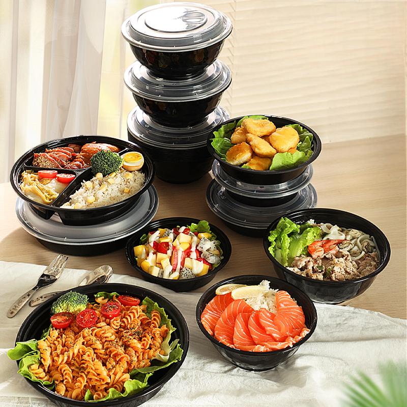 thickened American style meal round bowl