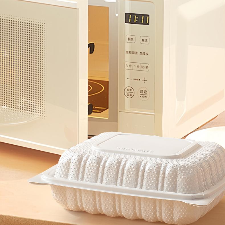 Environmental protection Corn Starch PP Takeout Container Plastic Hinged